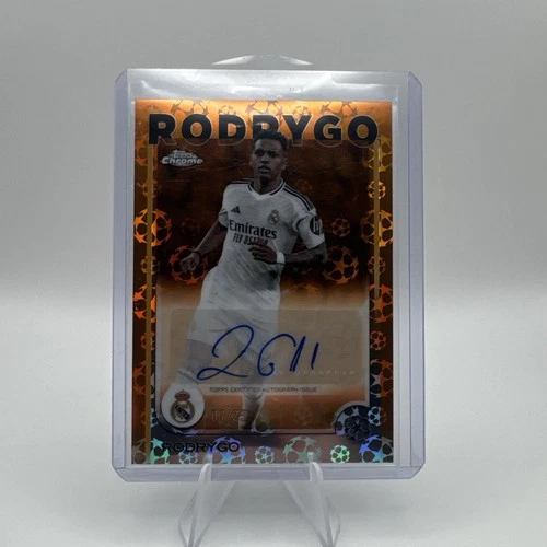 Rodrygo 2024 Topps Chrome Logofractor /25
