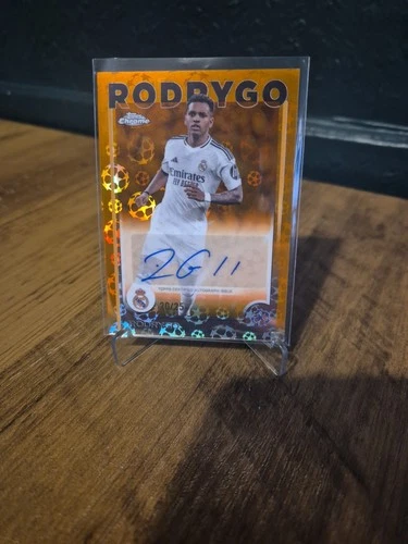 Rodrygo 2024 Topps Chrome Logofractor /25