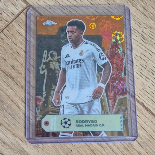 Rodrygo 2024 Topps Chrome Logofractor /50