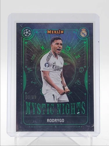 Rodrygo 2024 Topps Chrome Merlin Green /99