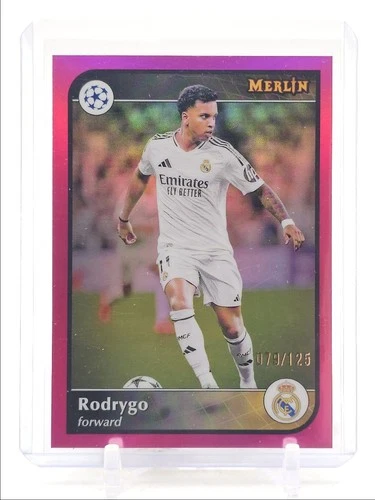 Rodrygo 2024 Topps Chrome Merlin Pink /125