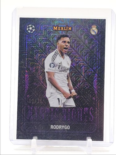 Rodrygo 2024 Topps Chrome Merlin Purple /15