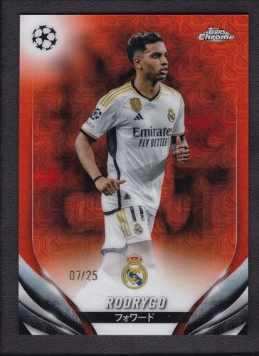 Rodrygo 2024 Topps Chrome Orange /25