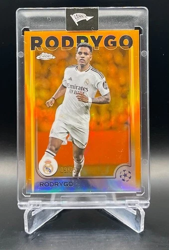Rodrygo 2024 Topps Chrome Orange /25