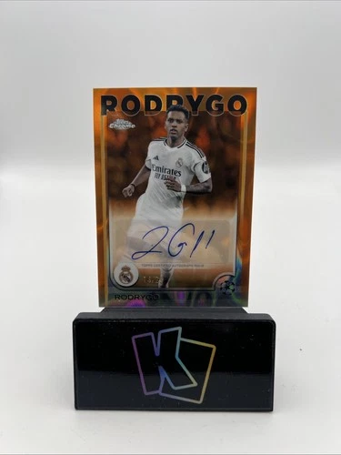 Rodrygo 2024 Topps Chrome Orange /25