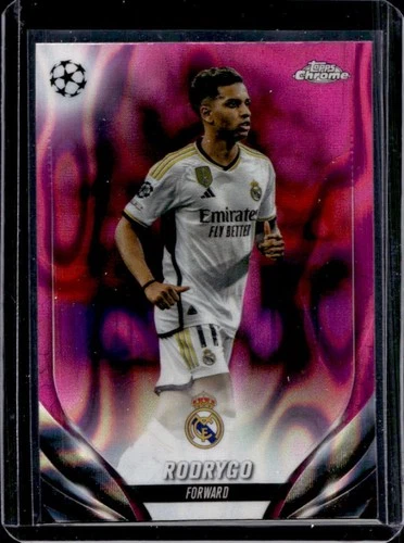 Rodrygo 2023 Topps Chrome Pink Refractor