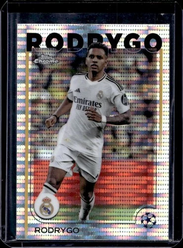 Rodrygo 2024 Topps Chrome Pulsar Refractor #48
