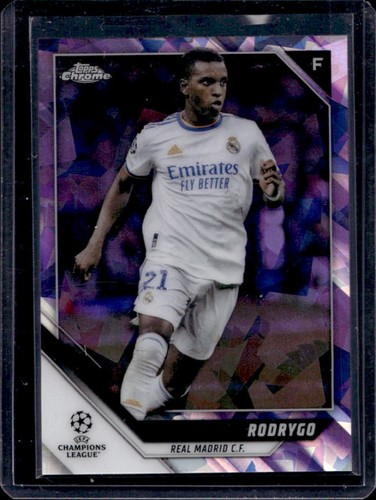 Rodrygo 2021 Topps Chrome Purple Refractor /25