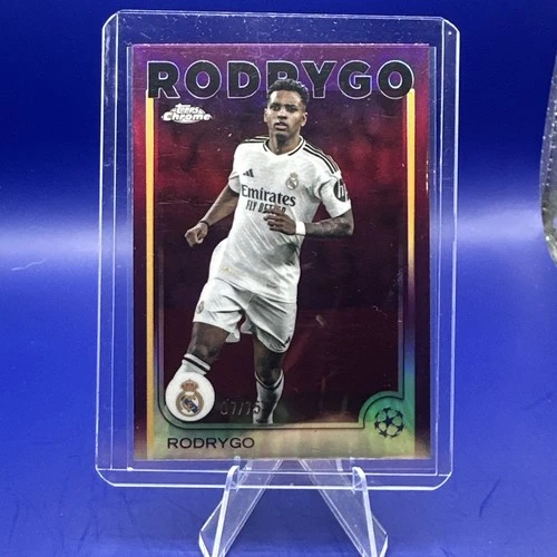 Rodrygo 2024 Topps Chrome Purple Refractor /75