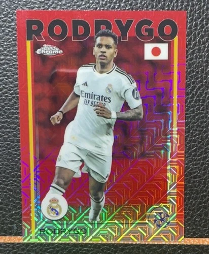 Rodrygo 2024 Topps Chrome Red Mojo /5