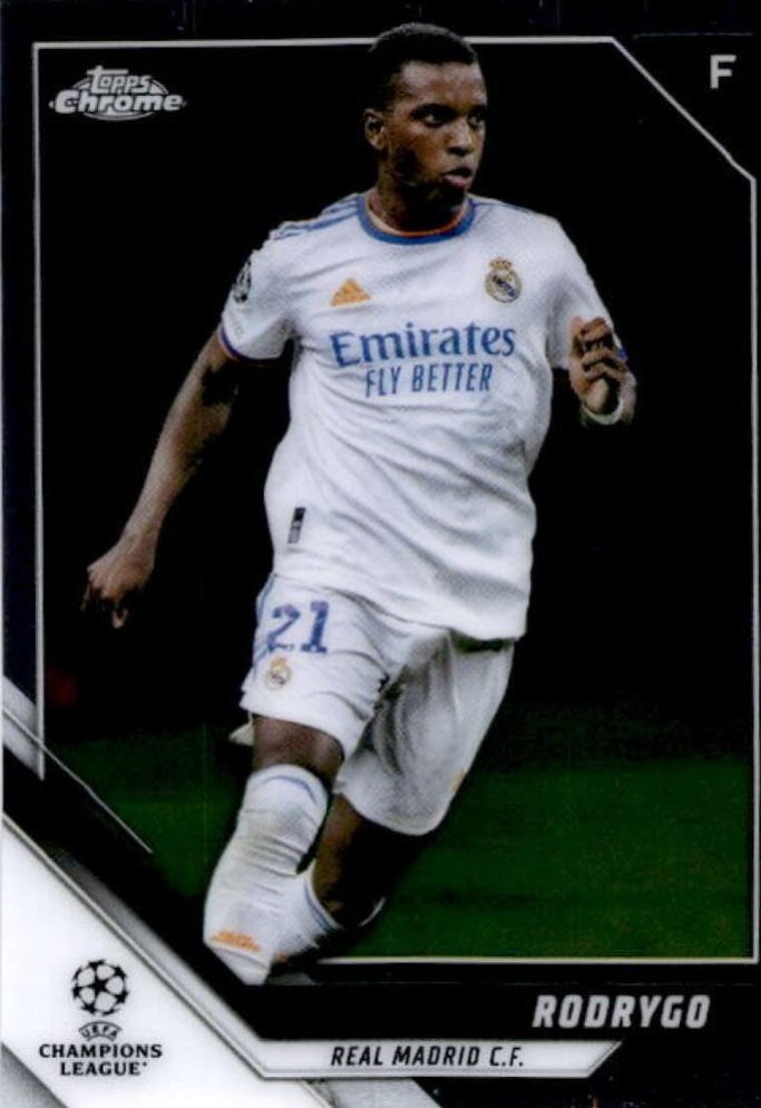 Rodrygo 2021 Topps Chrome UCC 161