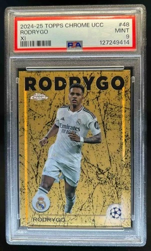 Rodrygo 2024 Topps Chrome UEFA Refractor