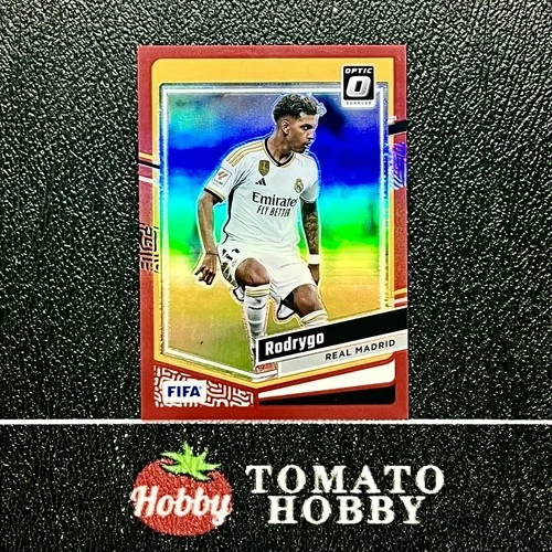 Rodrygo 2023 Panini Donruss FIFA 2023-24 Optic Red Refractor /299