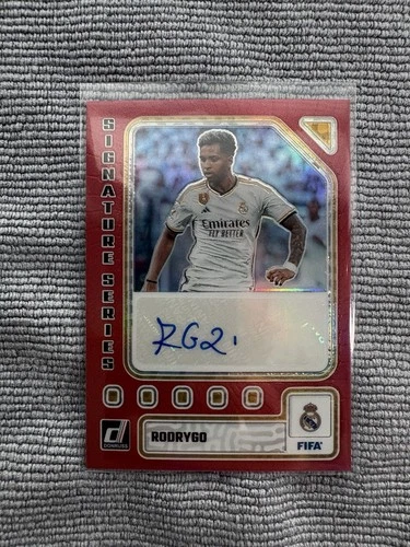 Rodrygo 2024 Panini Donruss Red Prizm /49