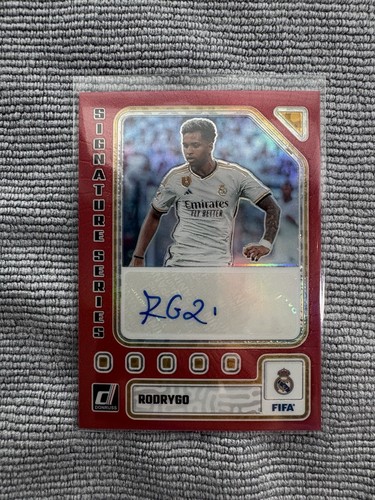 Rodrygo 2023 Panini Donruss Red Prizm /49