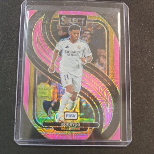 Rodrygo 2024 Panini FIFA Select Pink Mojo /299