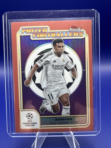 Rodrygo 2024 Topps Finest /75