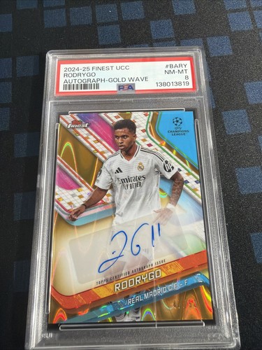 Rodrygo 2024 Topps Finest Gold /50