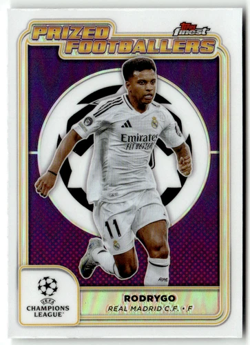 Rodrygo 2025 Topps Finest PF-4