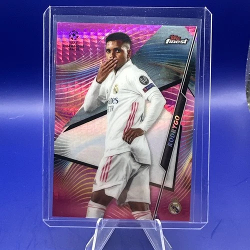 Rodrygo 2021 Topps Finest Pink Refractor /125