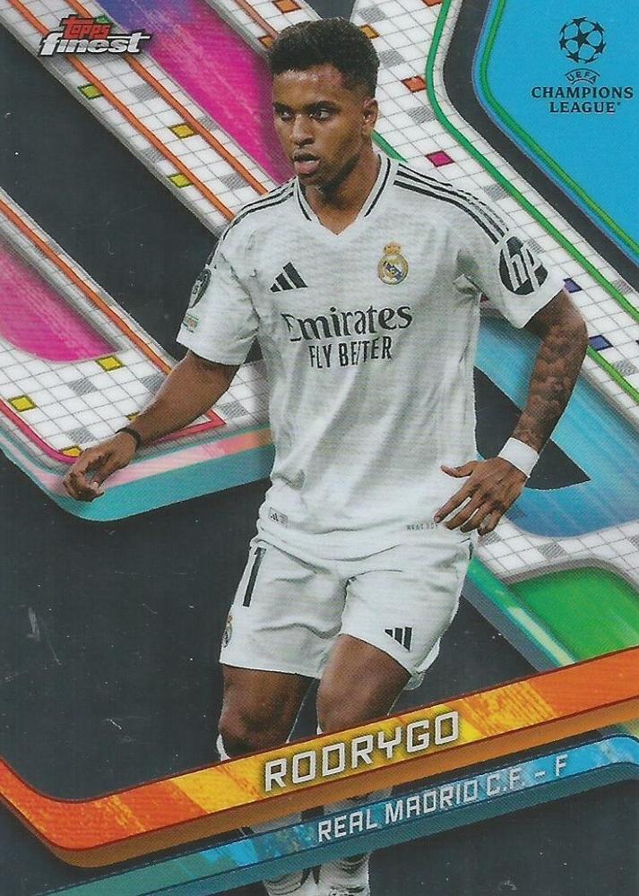 Rodrygo 2024 Topps Finest UEFA Club Competitions