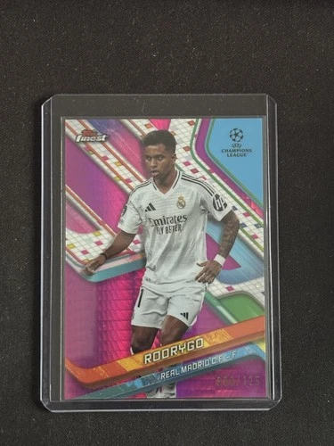 Rodrygo 2024 Panini Finest UEFA Pink Shimmer /125