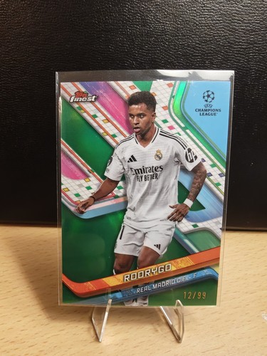 Rodrygo 2024 Topps Finest Verde Refractor /99