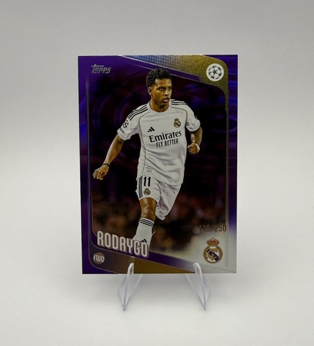 Rodrygo 2026 Topps Flagship Viola Foil /250