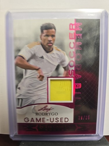Rodrygo 2024 Leaf In The Game Used /35