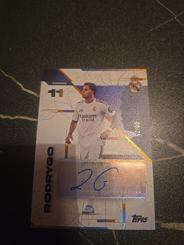 Rodrygo 2025 Topps Los Blancos /25