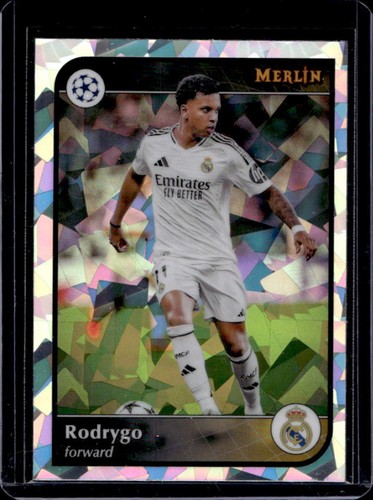 Rodrygo 2024 Topps Merlin Chrome Atomic Refractor #127