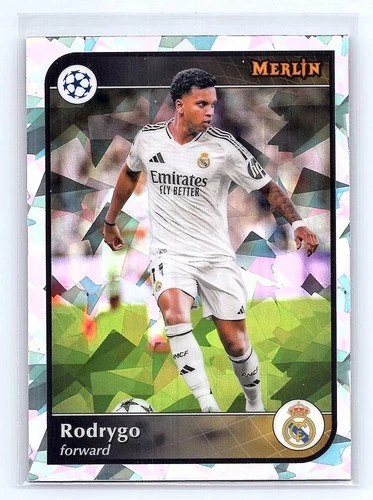 Rodrygo 2024 Panini Merlin Chrome Atomic Refractor /127