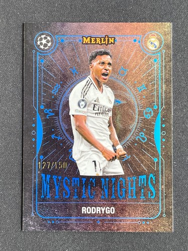 Rodrygo 2024 Topps Merlin Chrome Azul /150