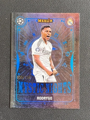 Rodrygo 2024 Topps Merlin Chrome Blue /150