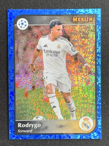 Rodrygo 2024 Topps Merlin Chrome Blue /150