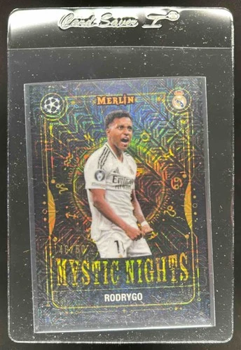 Rodrygo 2024 Topps Merlin Chrome Gold Mojo Refractor /50