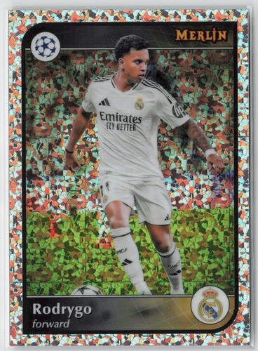 Rodrygo 2024 Panini Merlin Chrome Mini Diamond