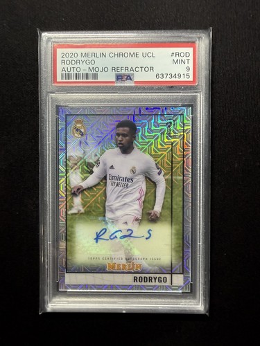 Rodrygo 2020 Topps Merlin Chrome Mojo Refractor /99