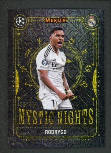 Rodrygo 2025 Topps Merlin Chrome Mystic Nights /50