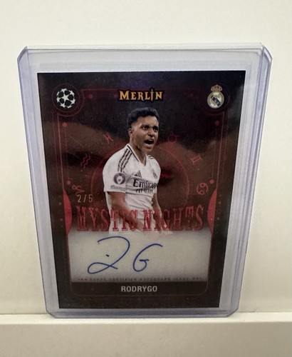 Rodrygo 2024 Topps Merlin Chrome Red /5