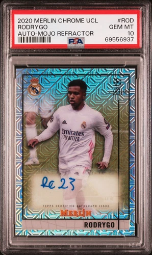 Rodrygo 2020 Topps Merlin Chrome Refractor /99