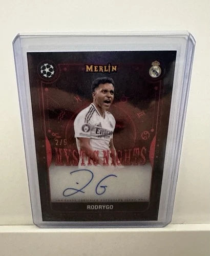 Rodrygo 2024 Topps Merlin Chrome Rojo /5