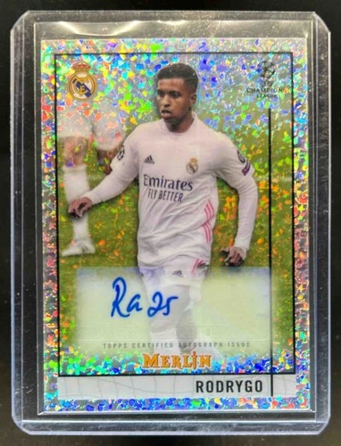 Rodrygo 2020 Topps Merlin Chrome Speckle /150