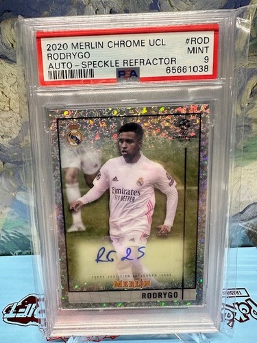 Rodrygo 2020 Topps Merlin Chrome Speckle Refractor /150