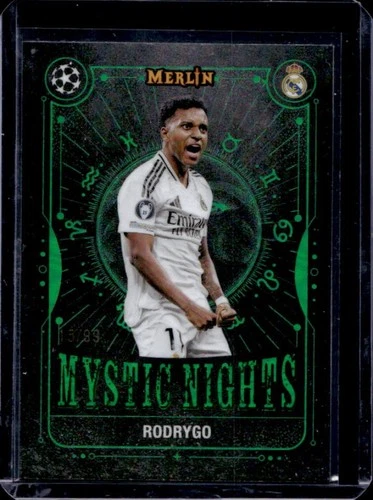 Rodrygo 2024 Topps Merlin Chrome Verde Refractor /99