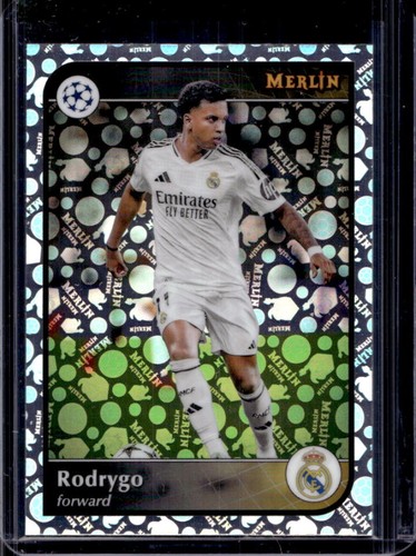 Rodrygo 2024 Topps Merlin Chrome Vintage Refractor #127