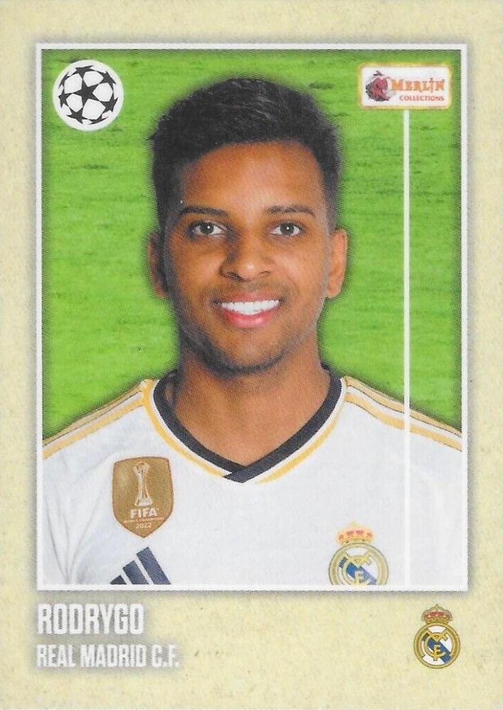 Rodrygo 2023 Topps Merlin Heritage UEFA Club Competitions