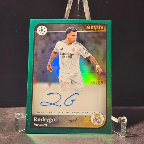 Rodrygo 2025 Topps Merlin UCC Teal Refractor /99