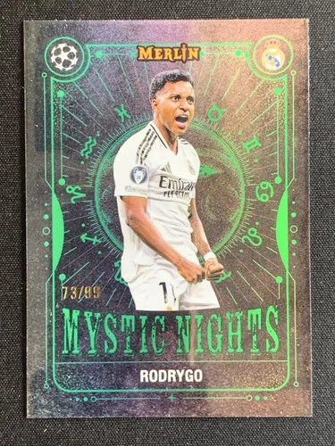 Rodrygo 2024 Topps Merlin UCC Verde /99