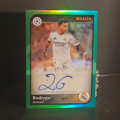 Rodrygo 2025 Topps Merlin UCL Verde /99